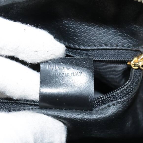 CELINE Macadam Canvas Backpack Pvc Leather Black Silver - Picture 12 of 16